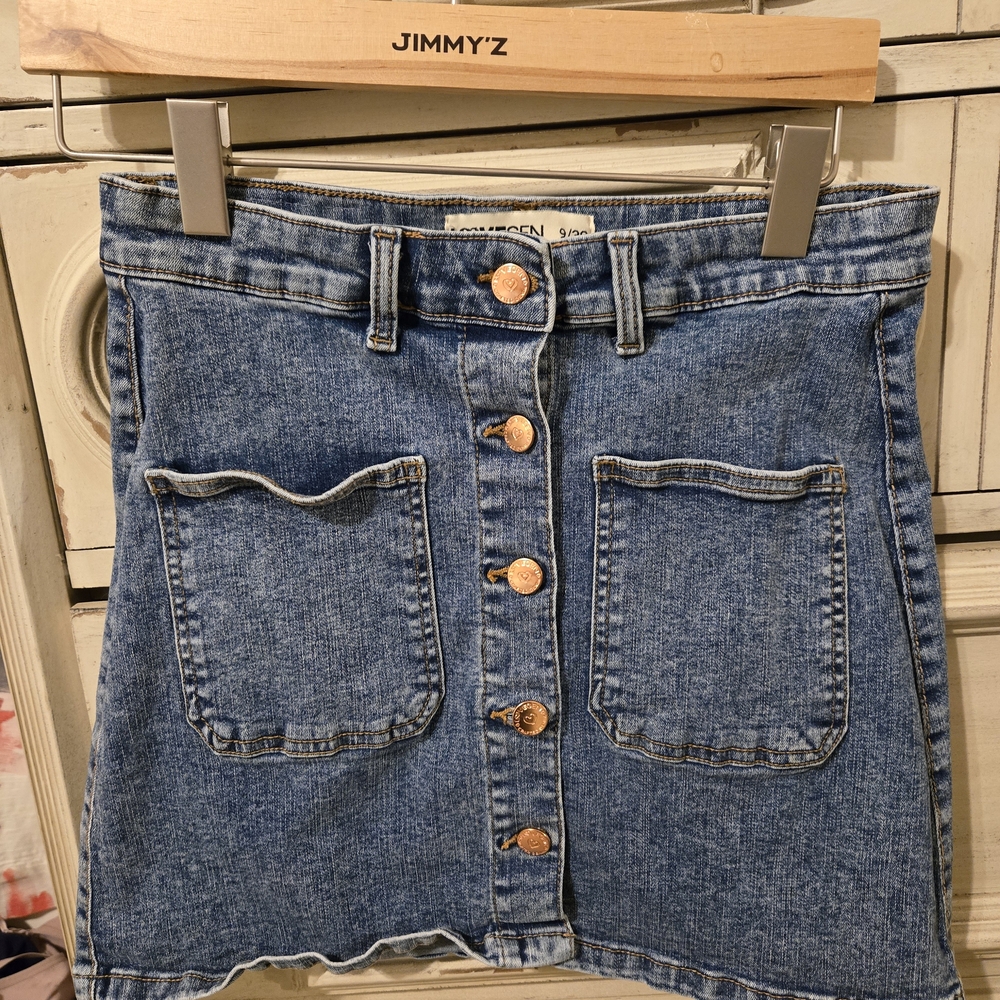 LoveGen Blue Denim Skirt